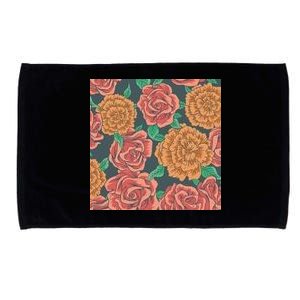 Rose Garden Flower Nature Microfiber Hand Towel