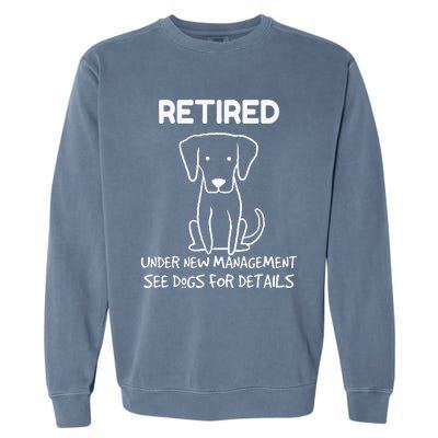 Retirement Gifts For Wo 2024 Retired Pet Garment-Dyed Sweatshirt