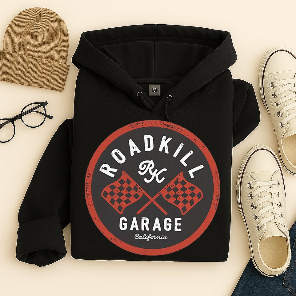 Roadkill Garage Flags Hoodie
