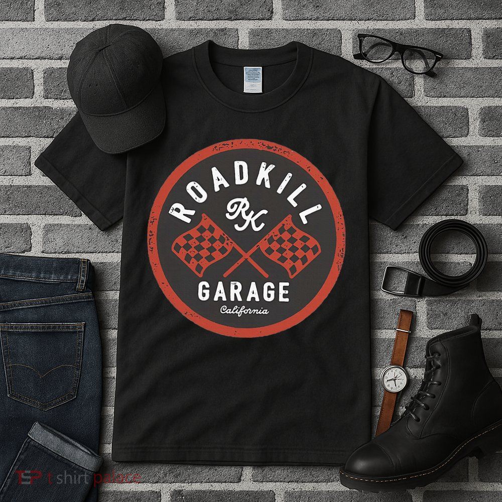Roadkill Garage Flags Tall T-Shirt