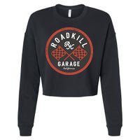 Roadkill Garage Flags Cropped Pullover Crew