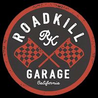 Roadkill Garage Flags Cropped Pullover Crew