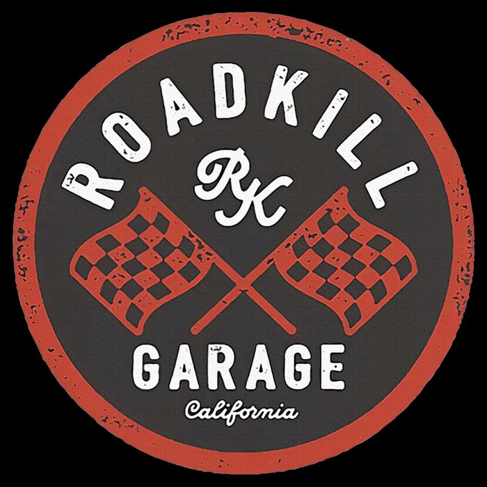 Roadkill Garage Flags Cropped Pullover Crew