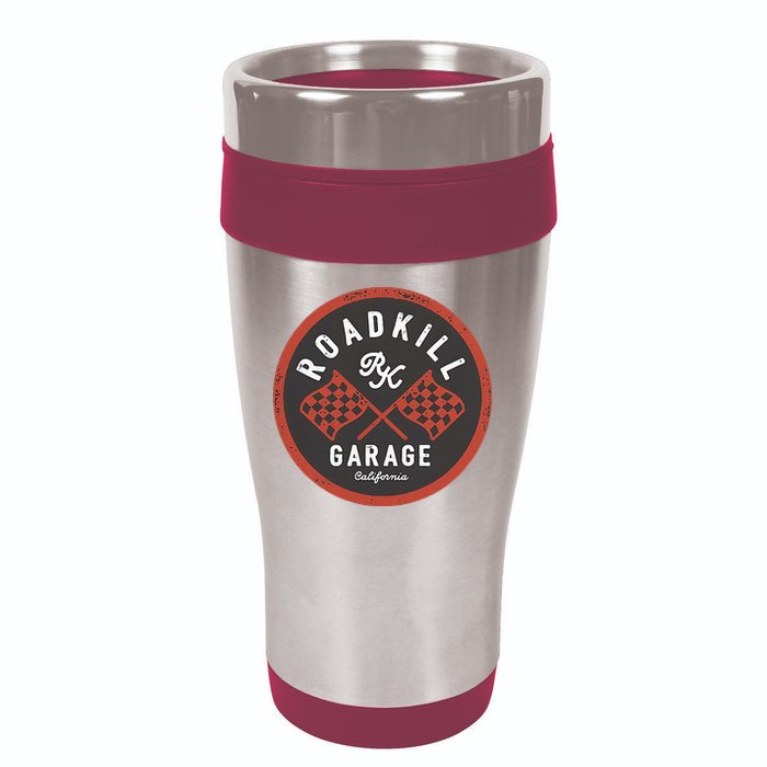 Roadkill Garage Flags 16oz Travel Tumbler