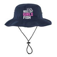 Reel Girl Fish Bass Fishing Funny Fisherwoman Mom Fishing Legacy Cool Fit Booney Bucket Hat