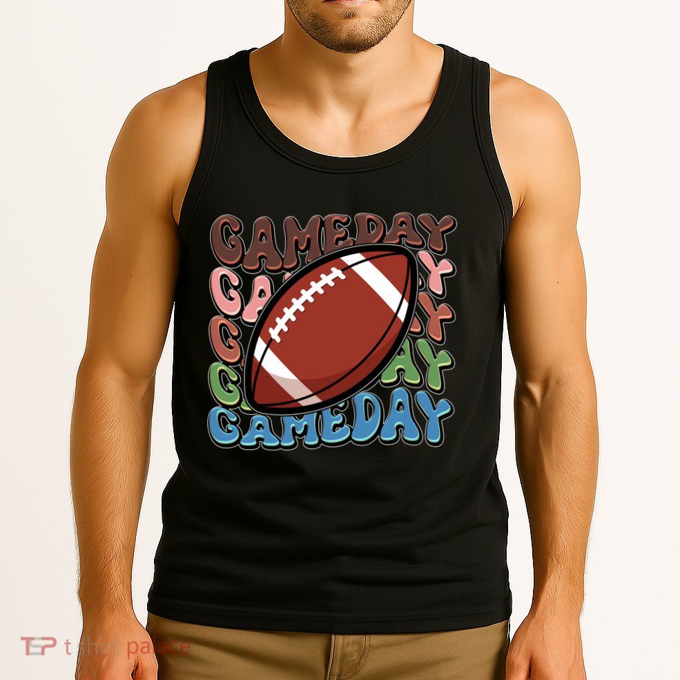 Retro Gameday Football Sports Fan Tank Top