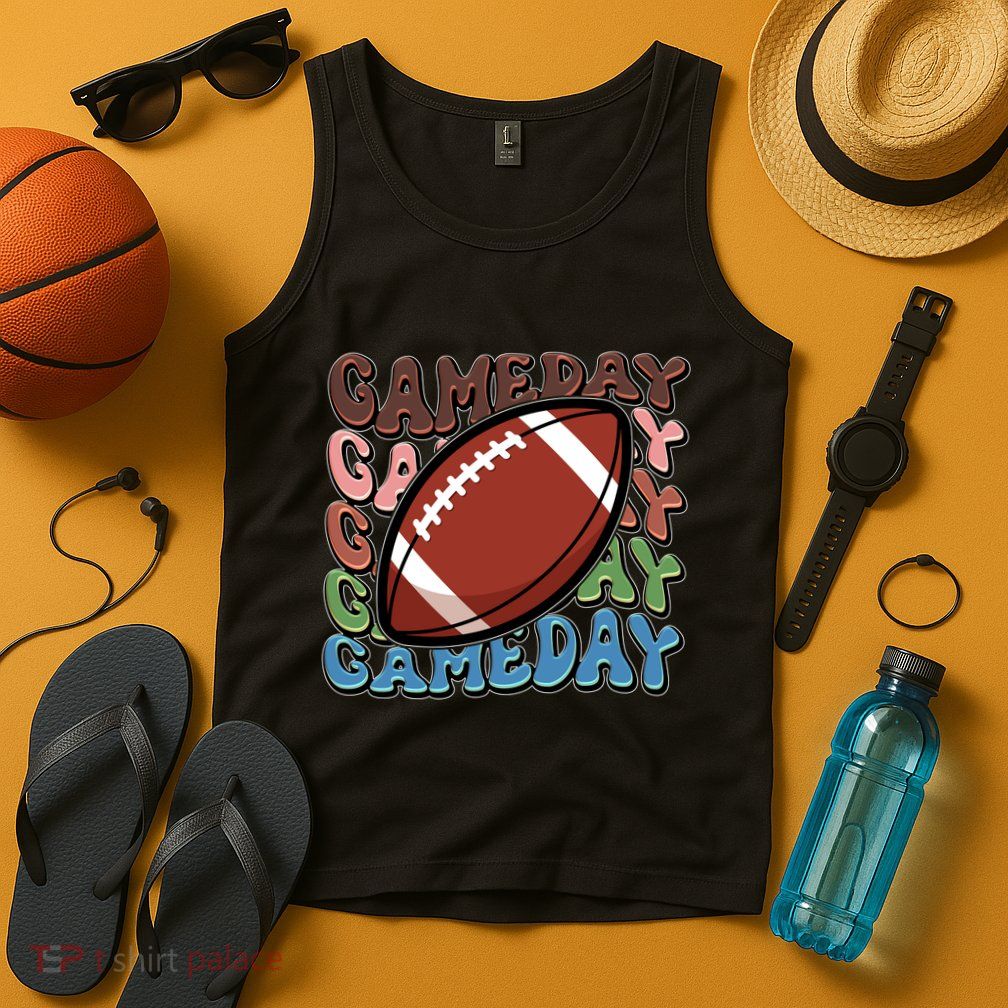 Retro Gameday Football Sports Fan Tank Top