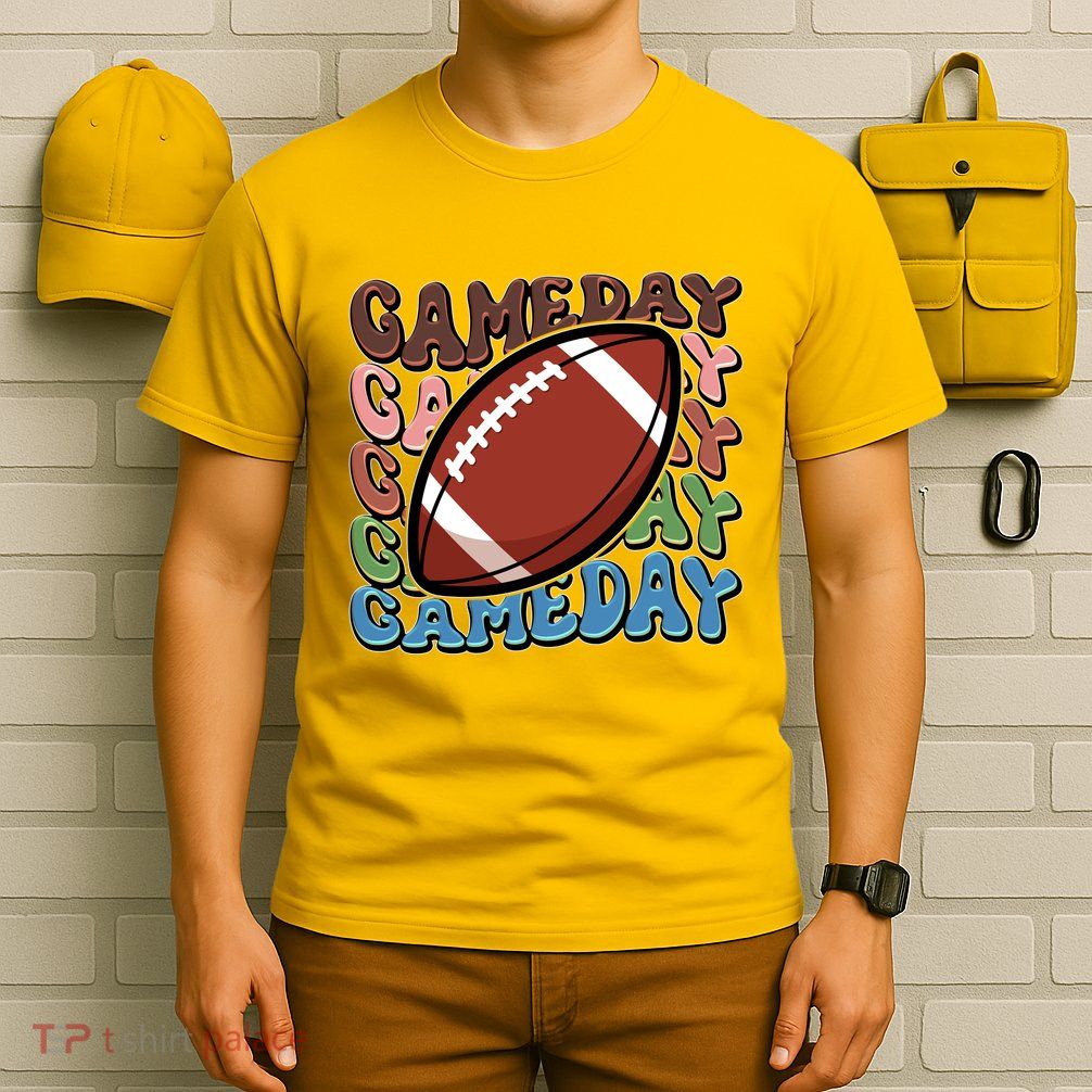 Retro Gameday Football Sports Fan T-Shirt