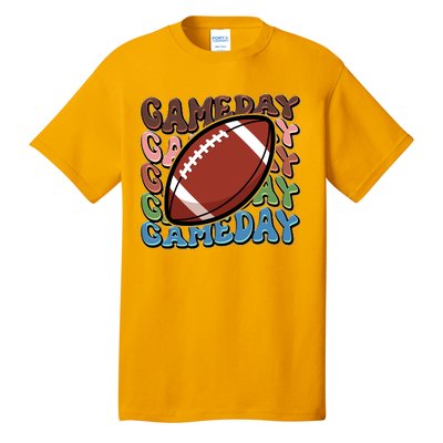 Retro Gameday Football Sports Fan Tall T-Shirt