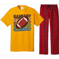 Retro Gameday Football Sports Fan Pajama Set