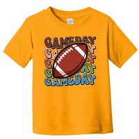 Retro Gameday Football Sports Fan Toddler T-Shirt