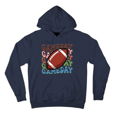 Retro Gameday Football Sports Fan Tall Hoodie