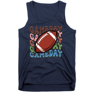 Retro Gameday Football Sports Fan Tank Top