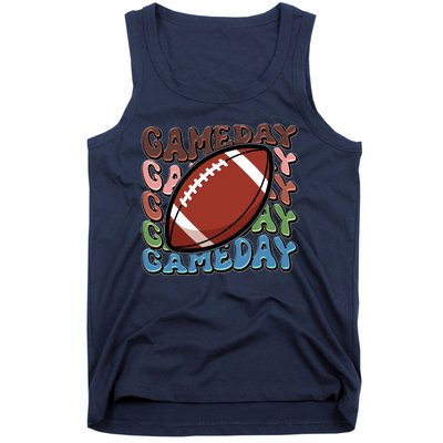 Retro Gameday Football Sports Fan Tank Top