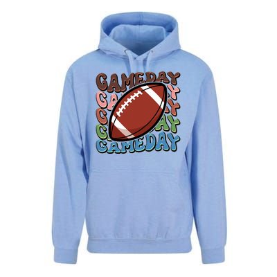 Retro Gameday Football Sports Fan Unisex Surf Hoodie