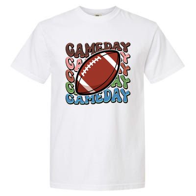 Retro Gameday Football Sports Fan Garment-Dyed Heavyweight T-Shirt