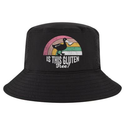 Retro Gluten Free Meaningful Gift Is This Gluten Free? Gluten Allergy Gift Cool Comfort Performance Bucket Hat