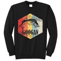 Retro Googan Fish Fishing Vintage Sunset Funny Fisherman Fan Sweatshirt