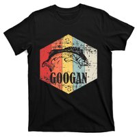 Retro Googan Fish Fishing Vintage Sunset Funny Fisherman Fan T-Shirt