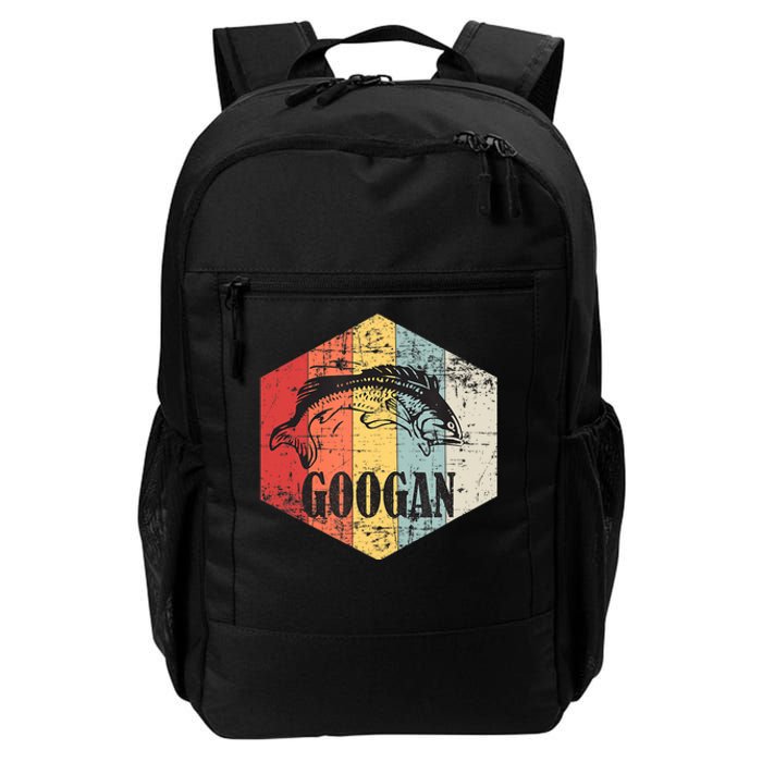 Retro Googan Fish Fishing Vintage Sunset Funny Fisherman Fan Daily Commute Backpack