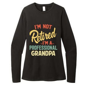 Retired Grandpa For Funny Fathers Day Grandpa Womens CVC Long Sleeve Shirt