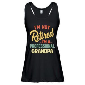 Retired Grandpa For Funny Fathers Day Grandpa Ladies Essential Flowy Tank