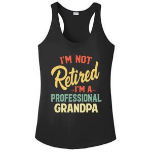 Retired Grandpa For Funny Fathers Day Grandpa Ladies PosiCharge Competitor Racerback Tank