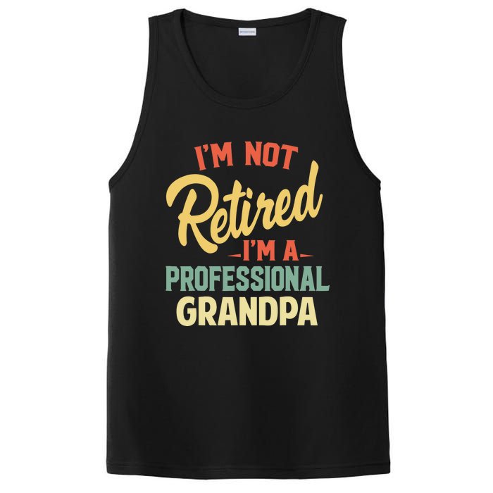 Retired Grandpa For Funny Fathers Day Grandpa PosiCharge Competitor Tank