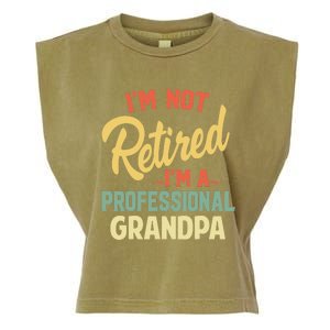 Retired Grandpa For Funny Fathers Day Grandpa Garment-Dyed Women's Muscle Tee