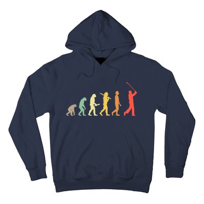 Retro Golf Funny Evolution Gift For Golfers & Golf Players Hoodie