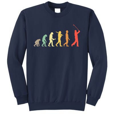 Retro Golf Funny Evolution Gift For Golfers & Golf Players Sweatshirt