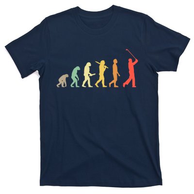 Retro Golf Funny Evolution Gift For Golfers & Golf Players T-Shirt