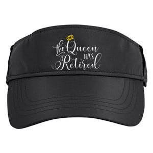 Retirement Gift For Women Queen Funny Adult Drive Performance Visor