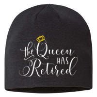 Retirement Gift For Women Queen Funny Sustainable Beanie