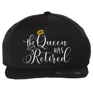 Retirement Gift For Women Queen Funny Wool Snapback Cap