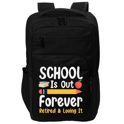 Retirement Gifts For Teacher, Schools Out Forever Retirement Impact Tech Backpack