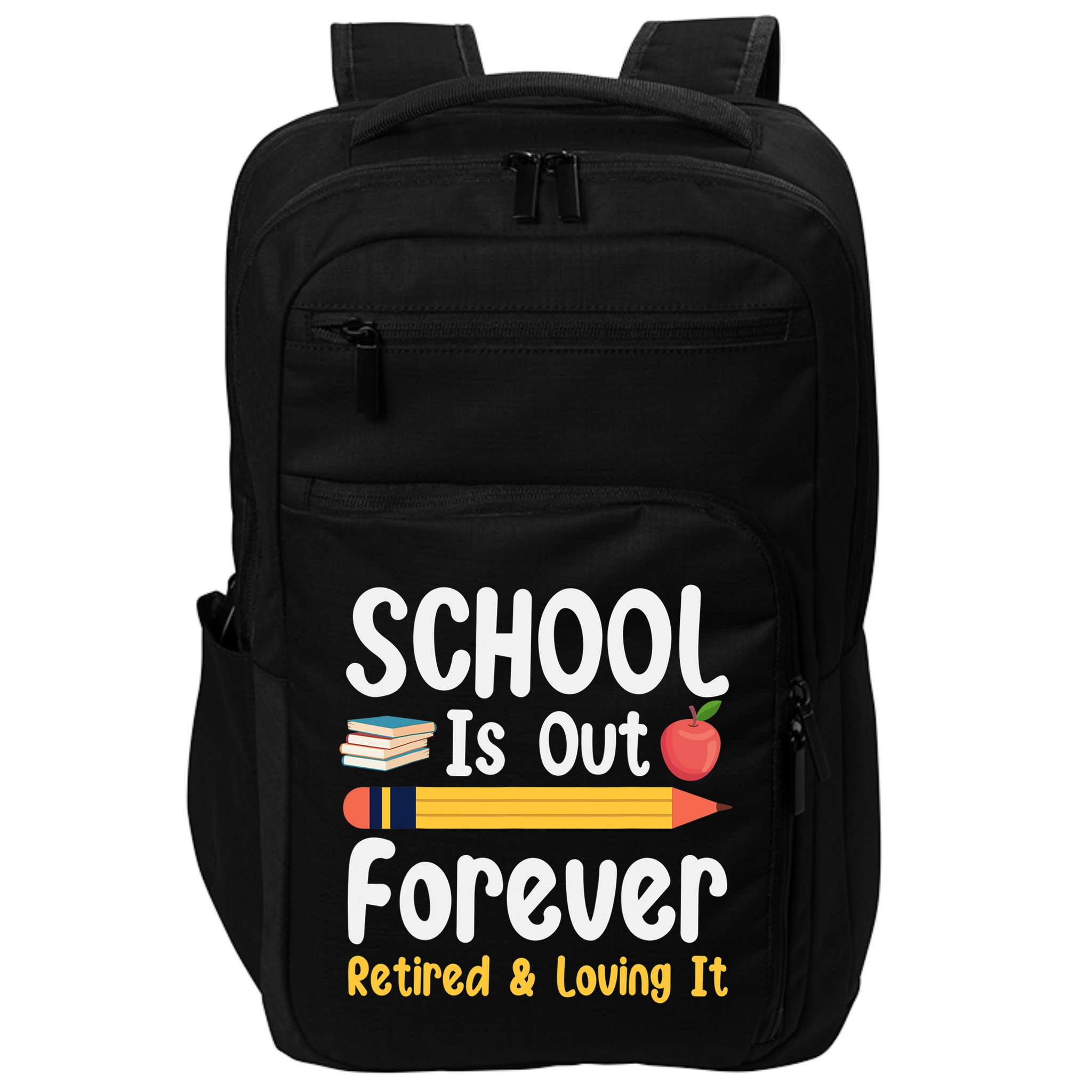 Retirement Gifts For Teacher, Schools Out Forever Retirement Impact Tech Backpack