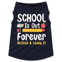 Retirement Gifts For Teacher, Schools Out Forever Retirement Doggie Tank