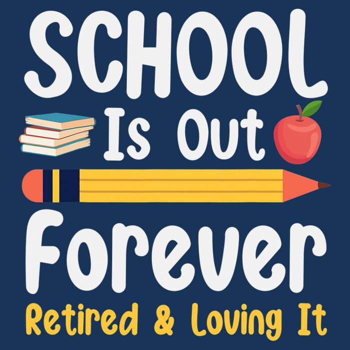 Retirement Gifts For Teacher, Schools Out Forever Retirement Doggie Tank