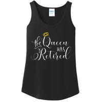 Retirement Gift For Women Queen Funny Ladies Essential Tank