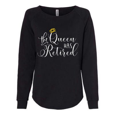 Retirement Gift For Women Queen Funny Womens California Wash Sweatshirt