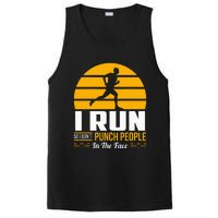 Runner Gift Funny Running Marathon Sport Sarcastic Gift PosiCharge Competitor Tank