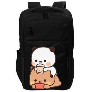 Romantic Gift For Her Bubu Dudu Bubble Tea Fleece Couples Impact Tech Backpack