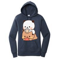 Romantic Gift For Her Bubu Dudu Bubble Tea Fleece Couples Women's Pullover Hoodie