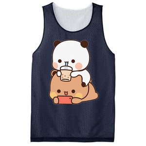 Romantic Gift For Her Bubu Dudu Bubble Tea Fleece Couples Mesh Reversible Basketball Jersey Tank