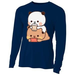 Romantic Gift For Her Bubu Dudu Bubble Tea Fleece Couples Cooling Performance Long Sleeve Crew