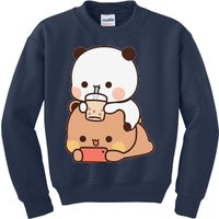 Romantic Gift For Her Bubu Dudu Bubble Tea Fleece Couples Kids Sweatshirt