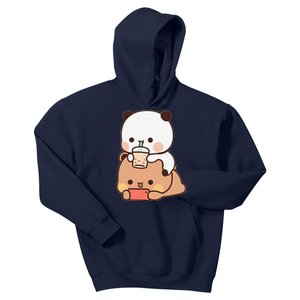 Romantic Gift For Her Bubu Dudu Bubble Tea Fleece Couples Kids Hoodie