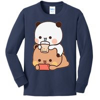 Romantic Gift For Her Bubu Dudu Bubble Tea Fleece Couples Kids Long Sleeve Shirt