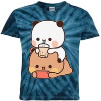 Romantic Gift For Her Bubu Dudu Bubble Tea Fleece Couples Kids Tie-Dye T-Shirt